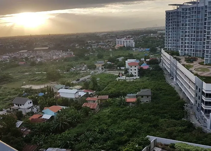 Mactan Newtown With Garden And Ocean View 8newtown Blvd 아파트호텔 막탄